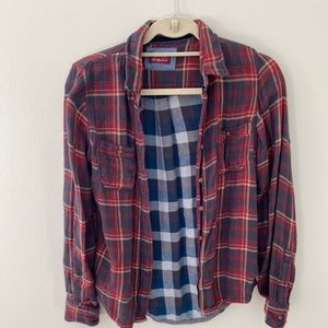 Button down plaid shirts